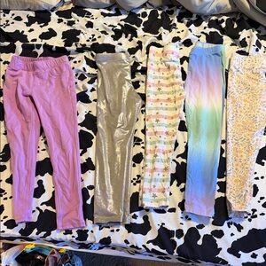 Kids Multicolor Leggings Set